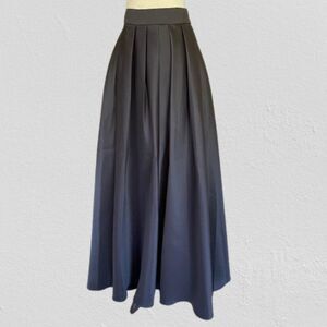 CARMEN MARC VALVO Long Black Skirt